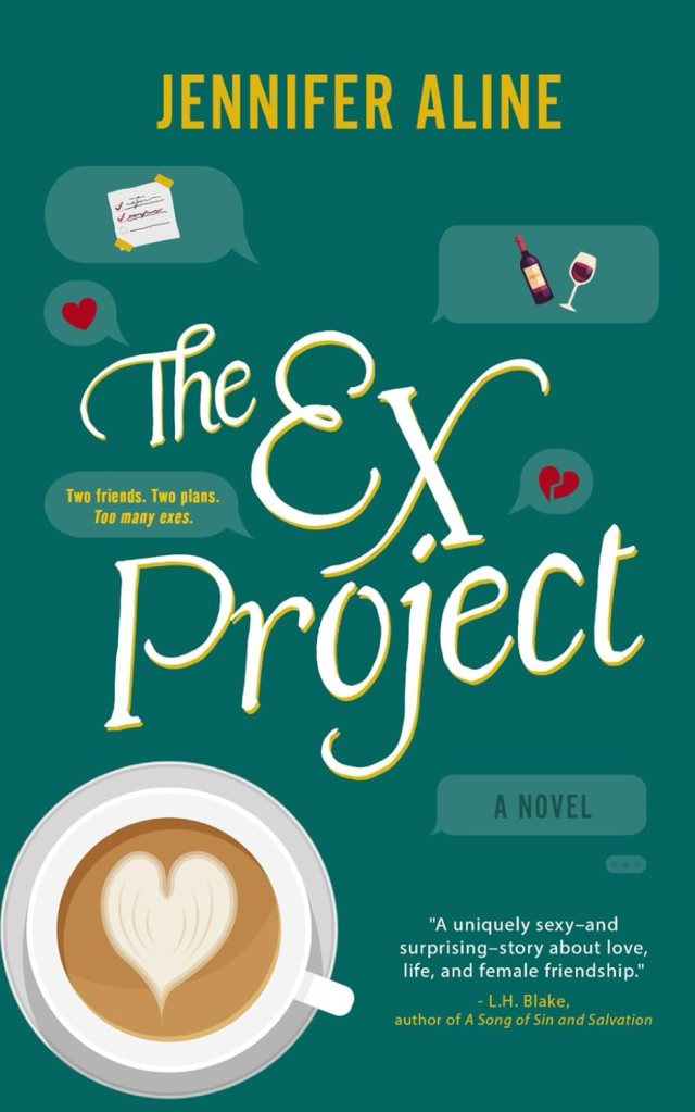 The book cover for The Ex Project by Jennifer Aline. 